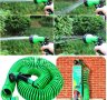 Спираловиден градински маркуч 15 метра, с пистолет за водата с 4 функции, снимка 2