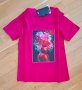 Дамска розова тениска., снимка 1 - Тениски - 44081721