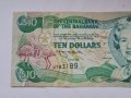 RARE.  BAHAMAS 🇧🇸  10 DOLLARS 1996, снимка 2