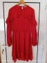 Gina Tricot червена рокля за повод М размер , снимка 1
