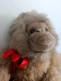 Винтидж голяма плюшена маймунка vintage disney germany monkey plüti qualität, снимка 3