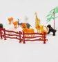12 бр малки зоо диви джунгла сафари животни пластмасови фигурки играчки за игра и украса торта, снимка 8