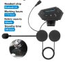 Безжични Bluetooth слушалки шумопотискащи слушалки с микрофон за ясни разговори за мотор мотоциклет 
