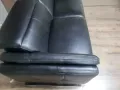 ПРОМОЦИЯ!!! Черен кожен диван тройка с ел. релакс механизъм "Sandro", снимка 12