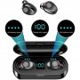Безжични bluetooth 5.0 слушалки F9+ -5С , черни, снимка 7