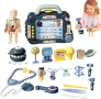 Детски медицински комплект в куфарче Doctor 6906 blue 36 части Детски лекарски комплект Син, снимка 5