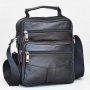 Луксозна мъжка кожен чанта от естествена кожа Medium размер -, снимка 1 - Чанти - 26222037