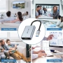 ABLEWE USB към HDMI адаптер за Mac OS, алуминиев HDMI към USB аудио видео конвертор за PC, лаптоп, п, снимка 4