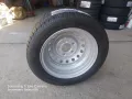 Нова гума с джанта за ремарке, платформа 195/50R13C, снимка 3