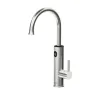 Проточен смесител с нагревател за кухня и баня Briwellna KM12-Silver, снимка 13