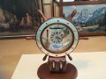 ГОЛЯМ КОРАБЕН РУЛ-АНТИКА-ЧАСОВНИК-33Х28Х12СМ, снимка 3