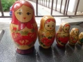 Стара руска кукла матрьошка 8 в 1, снимка 3