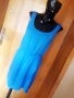 Ярко синя къса лятна рокля М, снимка 1 - Рокли - 33566540