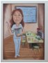 Ръчно рисувана карикатура - шарж по снимка за учител/ка, снимка 13