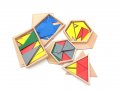Конструктивни триъгълници Монтесори / всички Монтесори материали, снимка 4