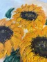 Лазарова - картина “Слънчогледи”, снимка 3