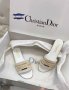 Дамски бели чехли Christian Dior, снимка 1 - Чехли - 33292096