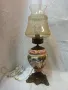 Антикварна висока настолна лампа Capodimonte, снимка 1