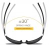 UV400 100% Защита Слънчеви 4K Поляризирани Фотохроматични Очила с Разтегаема Рамка за Всяка Глава, снимка 4