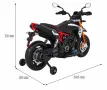Aprilia 12V - Детски акумулаторен мотор, Черен, EVA гуми, снимка 10