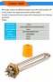 Нагревател за електрически парен котел - 6000W / 12000w монофазен 220v трифазен 380v, снимка 2