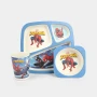 Детски комплект за хранене Bamboo Fibre kids set Spider Man 5 части прибори за хранене Спайдър Мен, снимка 1