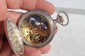Швейцарски джобен сребърен часовник ''Zenith'' 52 мм, снимка 8
