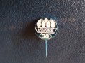 Значка ЧССР/SSM 30г комсомол Чехословакия синя, снимка 2