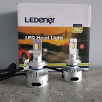 Ledener LED Canbus крушки Н1 Н4 H7 H11 НВ4 40W 7000LM 6000K, снимка 5 - Аксесоари и консумативи - 43760022