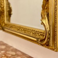 Голямо огледало - Ангели "Луи XV" (златно), снимка 4 - Огледала - 43939091
