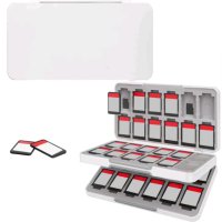 Nintendo Switch Кутия за Съхранение на 48 карти игри с магнитно затваряне, снимка 1 - Игри за Nintendo - 44044908