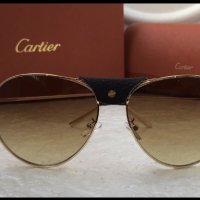 Cartier 2020 3в1 висок клас унисекс мъжки слънчеви очила с поляризация, снимка 2 - Слънчеви и диоптрични очила - 28275645