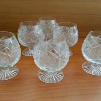кристални чаши , снимка 1 - Антикварни и старинни предмети - 27834405