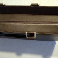Мъжка чанта за документи/лаптоп от истинска тъмно кафява кожа, снимка 3 - Чанти - 37174678