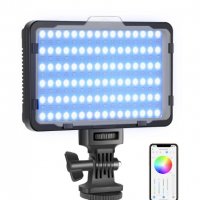 Led осветление за камера 176 Двуцветен комплект LED с BT управление, батерия зарядно и кутия