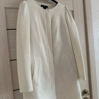 Бяло тънко палто H&M, снимка 4 - Палта, манта - 43696139
