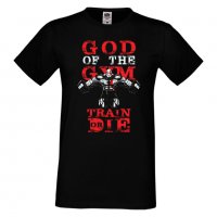 Мъжка тениска God of The Gym God Of War фитнес ,тренировки, спорт,, снимка 1 - Тениски - 36955221