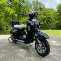 Електрически скутер 4000W черен – с документи за регистрация, снимка 7 - Мотоциклети и мототехника - 36655256