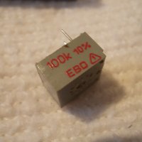 Тример потенциометър 100К GDR, снимка 1 - Друга електроника - 43140092