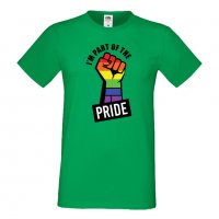  Мъжка тениска I'm Part Of The Pride Прайд,Празник.Повод,Изненада, снимка 2 - Тениски - 37102751