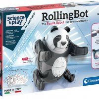 Търкалящ се робот панда  Science & Play - Rolling Bot / Clementoni, снимка 1 - Електрически играчки - 40082742