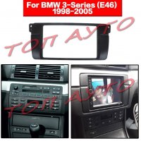 Адаптерна Рамка За Мултимедия 7'' 2 Din BMW Serie 3 E46 Черна, снимка 1 - Аксесоари и консумативи - 33480988