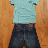 Детски къс панталон H&M, блузи H&M, лятно яке Kipsta, за 12г.момче.НОВИ., снимка 8 - Детски комплекти - 28133546