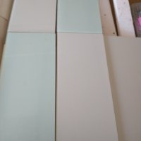 Скрин със стъклени чекмеджета бял Lingga II РАЗПРОДАЖБА, снимка 2 - Шкафове - 34615883