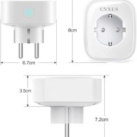 Интелигентен WiFi CNXUS Smart контакт,работи с Amazon Alexaза iOS,Android по всяко време и навсякъде, снимка 7 - Друга електроника - 43036950