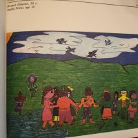 Знаме на мира  - рисунки на деца от цял свят, албум в отлично състояние ( + значка), снимка 11 - Други - 31193384