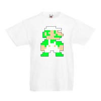 Детска тениска Супер Марио Luigi 8-bit, снимка 3 - Детски тениски и потници - 33089888