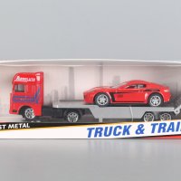 Автовоз метален PULL BACK, снимка 4 - Коли, камиони, мотори, писти - 43188092