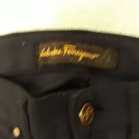 Марков тъмно син панталон SALVATORE FERRAGAMO , дълъг панталон , по крака , скъпа материя, снимка 6 - Панталони - 37450415