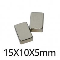 Неодимов магнит 15x10x5mm N52, magnit, neodimov, магнити, magnet, снимка 10 - Други машини и части - 38097260